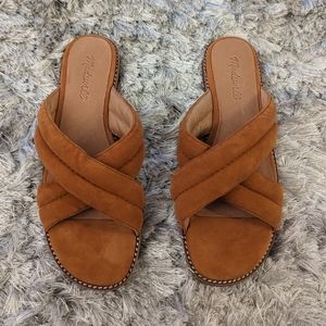Madewell Tan Suede Sandals